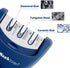 Wanbasion Blue Kitchen Knife Sharpener Professional 3 Stages, Kitchen Knife Sharpener Manual Sharpening, Knife Sharpener for Kitchen Knives with Stainless Steel Ceramic Diamond Blade