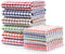 AOTBAT Kitchen Towels and Dishcloths Set, 16 x 25 and 12 x 12, Set of 12 Bulk Cotton Kitchen Towels Set, Dish Towels for Washing Dishes Dish Rags for Everyday Cooking and Baking
