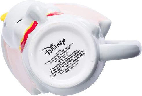 Silver Buffalo Disney Dumbo Face 3D Sculpted Ceramic Mug, 23 Ounces