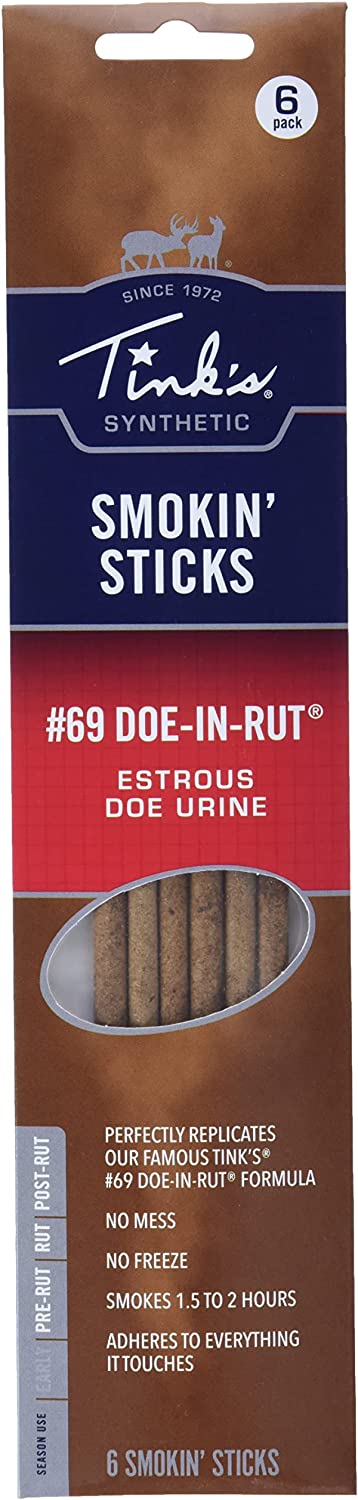 TINK'S Smoke Sticks Deer Rut 6 pk, Red