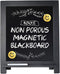 Magnetic Chalkboard Sign, 15x12 Wood Framed Blackboard with Chalk Marker and 2PC Magnets, Rustic Chalk Board Easel for Menu Kitchen Wedding Farmhouse D©cor, Tabletop or Wall Hanging Display