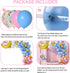 126Pcs Gender Reveal Party Supplies Pink and Blue Balloon Garland Arch Kit, Gold Foil Moon&Stars Confetti Pastel White Latex Balloons for Birthday Baby Shower Decorations Wedding Party Supplies