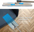 Eyliden Flat Mop - 2pcs Reusable Microfiber Mop Pads, Telescopic Handle and Dirt Removal Scraper - Professional Cleaning Tool for Home Commercial Hardwood, Laminate, Tile Floors