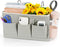 Loghot Bedside Caddy/Bedside Storage Bag Hanging Organizer for Bunk and Hospital Beds, Dorm Rooms Bed Rails, Bedside Organizer with Fixed Straps and Water Bottle Holder (New Grey)