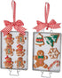 Kurt Adler 6" Metal Cookie Tray with Gingerbread Ornament - 2A