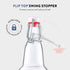 Glass Swing Top Beer Bottles - 16 Ounce (6 Pack) Grolsch Bottles, with Flip-top Airtight Lid, for Carbonated Drinks, Kombucha, 2nd Fermentation, Water Kefir, Clear Brewing Bottle.