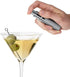True Martini Atomizer Bar Mister with Refillable Funnel for Vermouth Spray Glass Canister with Stainless Steel Case, 1 Count (Pack of 1), Silver