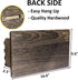 Mail and Key Holder for Wall Decorative - Wall Mounted Rustic Mail Organizer with 4 Double Hooks and Mail Rack, Wood Shelf Home Decor for Entryway, Mudroom, Hallway