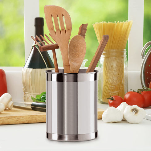 Oggi Stainless Steel Utensil Holder Small