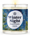 NGL Winter Night Scented Candle | Christmas Tree, Cedar, Rosemary Aroma | Powerful Scent Soy Jar Candle with Lid, 10 oz