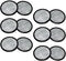 PURE GREEN 12-Pack of Mr. Coffee Compatible Water Filter Discs - Fit Mr Coffee Compatible Filters - Replacement Charcoal Water Filter Discs for Mr Coffee Coffee Brewers