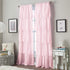 Curtainworks Flounced Ruffle Rod Pocket Curtain Panel, 63 in, Pink