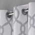 Exclusive Home Curtains Kochi Linen Blend Light Filtering Grommet Top Curtain Panel Pair, 52x108, Dove Grey, 2 Count