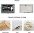 Teal Wall Art, Funny Bathroom Picture Wall Decor, Restroom Canvas Prints Black and White Please Seat Yourself Sign Rustic Turquoise Welcome Signs Painting Accessories Farmhouse Home Decoration 8 x 14"