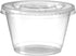 Zeml Portion Cups with Lids ( 4 Ounces, 200 Pack) | Disposable Plastic Cups for Meal Prep, Portion Control, Salad Dressing, Jello Shots, Slime & Medicine | Premium Small Plastic Condiment Container