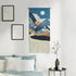 Alynsehom Woven Wall Hanging Macrame Moon Tapestry Blue Boho Wall Art Decor Chic Home Bohemian Tapestries Sun Mountain Cloud Aztec Apartment Dorm Room Backdrop Decoration