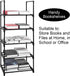Shoe Rack Sturdy Metal Shoe Rack Organizer for Entryway, Multifunctional Space Saving Shelf Organizer for Home Storage (5 Tier)