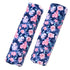 Baby Car Seat Belt Covers, Floral Stroller Seat Strap Covers, Car Seat Straps Shoulder Pads for Girls Boys, Minky Seat Belt Protectors for Car Seats/Pushchair, for Kids Newborn Infants Toddlers