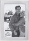 Malden International Designs Essentials Silver Metal Engravable Picture Frame, 4x6, Silver