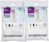 simplehuman Custom Fit Trash Can Liner B, White - White - 30 ct - 2 pk
