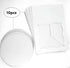 Haus Spirit - Cake Boxes 10 x 10 x 5 inch with Window and 10 inch Round Cake Boards (Pack of 10)