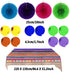 Recosis Fiesta Party Decorations, Multicoloured Tablecover Paper Fans Pompoms Paper Balloon Garlands Hanging Swirls Decorations for Fiesta Mexican Cinco De Mayo Taco Birthday Party Supplies