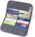 iN. Slim credit card holder wallet, Gift card display case, Minimalist light thin card storage case rfid blocking for men & women, with 28 slots in Grey