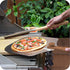 BBO+1 Pizza Oven Brush with Scraper,Pizza Stone Cleaning Brush with Scraper,Palmyra Head Cleaning Brush Wood Handle Cook Kitchen Oven Accessories Kit Portable BBQ Bake Tool Purpose Cleaning Brush