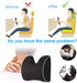Feagar Car Seat Neck Pillow, Headrest Cushion for Neck Pain Relief&Cervical Support with 2 Adjustable Straps and Washable Cover,100% Pure Memory Foam and Ergonomic Design(Black Car Neck Pillow)