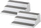 Copco 5257350 Non-Skid 3-Tier Spice Pantry Kitchen Cabinet Organizer, 2 Pack, Grey 2