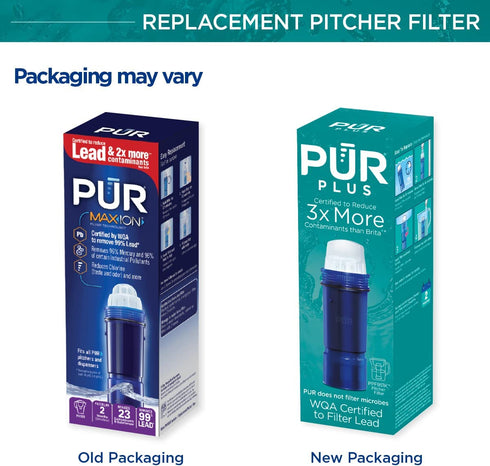 PUR PPF951K Water Pitcher Replacement Filter with Lead Reduction, 1 pack