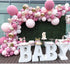 Pateeha Pink Balloon Garland 130 Pcs Baby Shower Decorations for Girl Dusty Rose Gold Metallic Double Stuffed Balloon Arch Kit for Wedding Bridal Shower Birthday Party Decorations