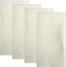 Elrene Home Fashions Poinsettia Elegance Jacquard Holiday Napkins (Set of 4), 17" x 17", Ivory 4 Count