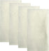 Elrene Home Fashions Poinsettia Elegance Jacquard Holiday Napkins (Set of 4), 17" x 17", Ivory 4 Count
