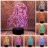 Kamado Nezuko 3D Illusion Demon Slayer Merch Night Light LED Anime Lamp 16 Colors Remote Control Room Decor