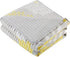 Comfort Spaces Enya 3 Piece Quilt Coverlet Bedspread Ultra Soft Floral Printed Pattern Bedding Set, King, Yellow-Grey,CS14-0062