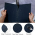 Faux Leather Placemats Table Placemats Set of 4, GOYLSER Waterproof Wipeable Placemats, PU Leather Place Mats Navy Blue Placemats for Home Kitchen Decor (Navy)