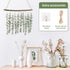 Artificial Eucalyptus Wall Hanging Decor, AgoKud Fake Eucalyptus Leaves Greenery Eucalyptus Vines Wall Hanging Plants, Farmhouse Rustic Boho Wall Decor for Bathroom, Bedroom, Living Room Decorations