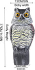 Fake Owl Sculpture with Rotating Head