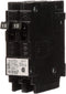 SIEMENS Q1515 Two 15-Amp Single Pole 120-Volt Circuit, use only Where Type QT Breakers are Allowed, Black