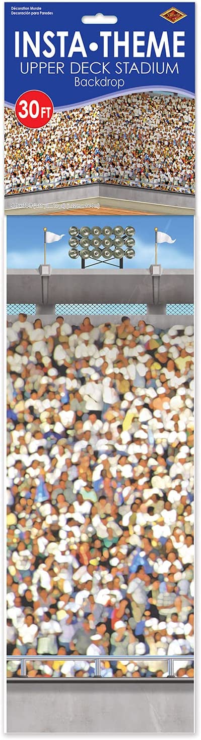 Upper Deck Stadium Backdrop Party Accessory (1 count) (1/Pkg)