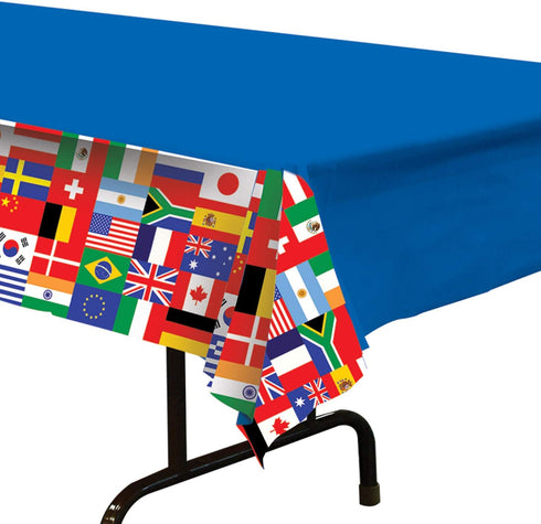 International Flag Tablecover Party Accessory (3-Pack)