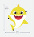 RoomMates RMK4312GM Baby Shark Giant Peel and Stick Wall Decals