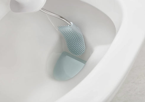 Joseph Joseph 70506 Flex Toilet Brush with Slim Holder Flexible Anti-Drip, Blue, 8.6 x 43.1 x 12.3 cm