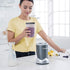 NutriBullet 24 Ounce Tall Cup with Standard Lip Ring, Clear/Gray