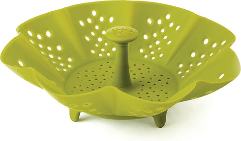 MSC International Joie Silicone Vegetable Food Steamer, Adjustable and Collapsible, Expands to 9-Inches