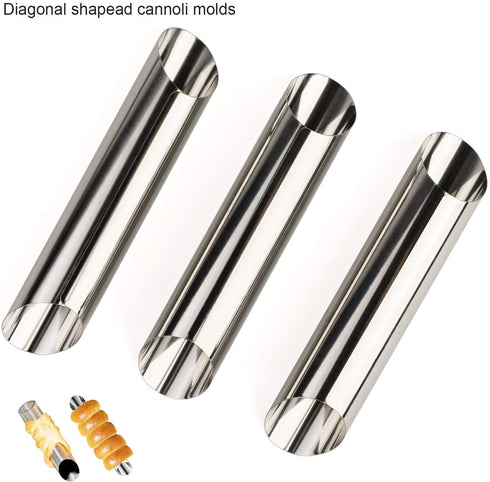 Cream Horn Molds Stainless Steel Cone Tubular Shaped Mold for Cannoli Tubes Croissant (cream cone)