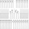 Silverware Set, Yoehka 20-Piece Stainless Steel Flatware Set, Premium Tableware Cutlery Set for Home and Restaurant, Include Knife Spoon and Fork to Service for 4, Mirror Polished, Dishwasher Safe