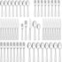 Silverware Set, Yoehka 20-Piece Stainless Steel Flatware Set, Premium Tableware Cutlery Set for Home and Restaurant, Include Knife Spoon and Fork to Service for 4, Mirror Polished, Dishwasher Safe