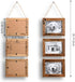 5x7Picture Frame,Dog Picture Frame,Wall Hanging Picture Frame Collage With 3 Openings Photo Frame,Pet Picture Frames Memorial Display Frame on Ropes Gifts for Wall for Home and Office.